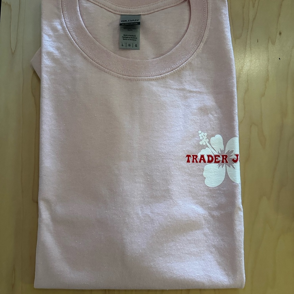 Pink Short Sleeve Tee with Crew Neck